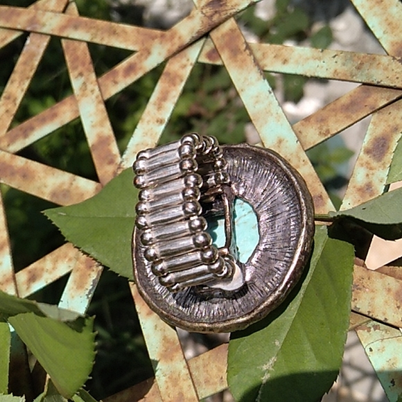 Nwot Faux Turquoise Ring - Picture 6 of 6